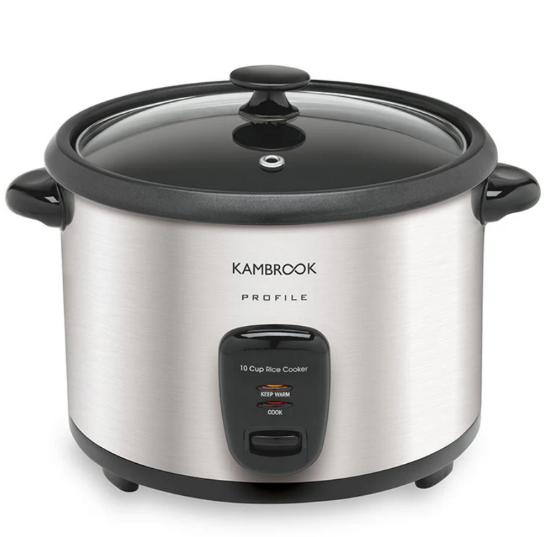 Kambrook Profile 10 Cup Rice Cooker KRC350BSS