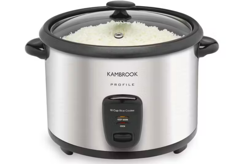 Kambrook Profile 10 Cup Rice Cooker KRC350BSS